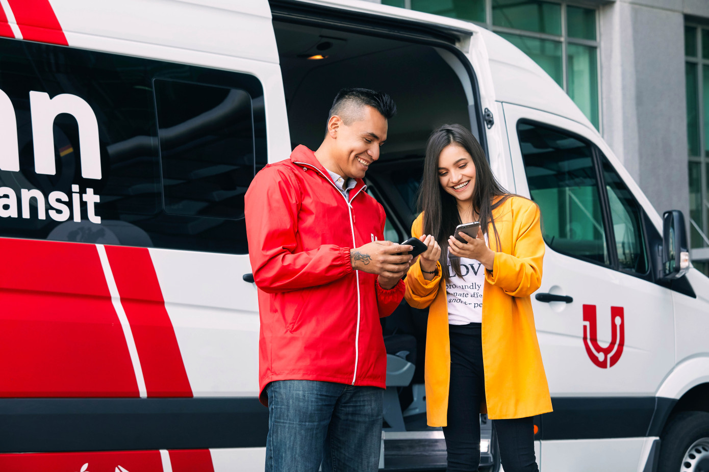 red vans transportation